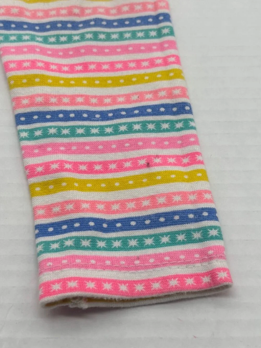 Trolls Girls Rainbow Striped Leggings Sz. 3T